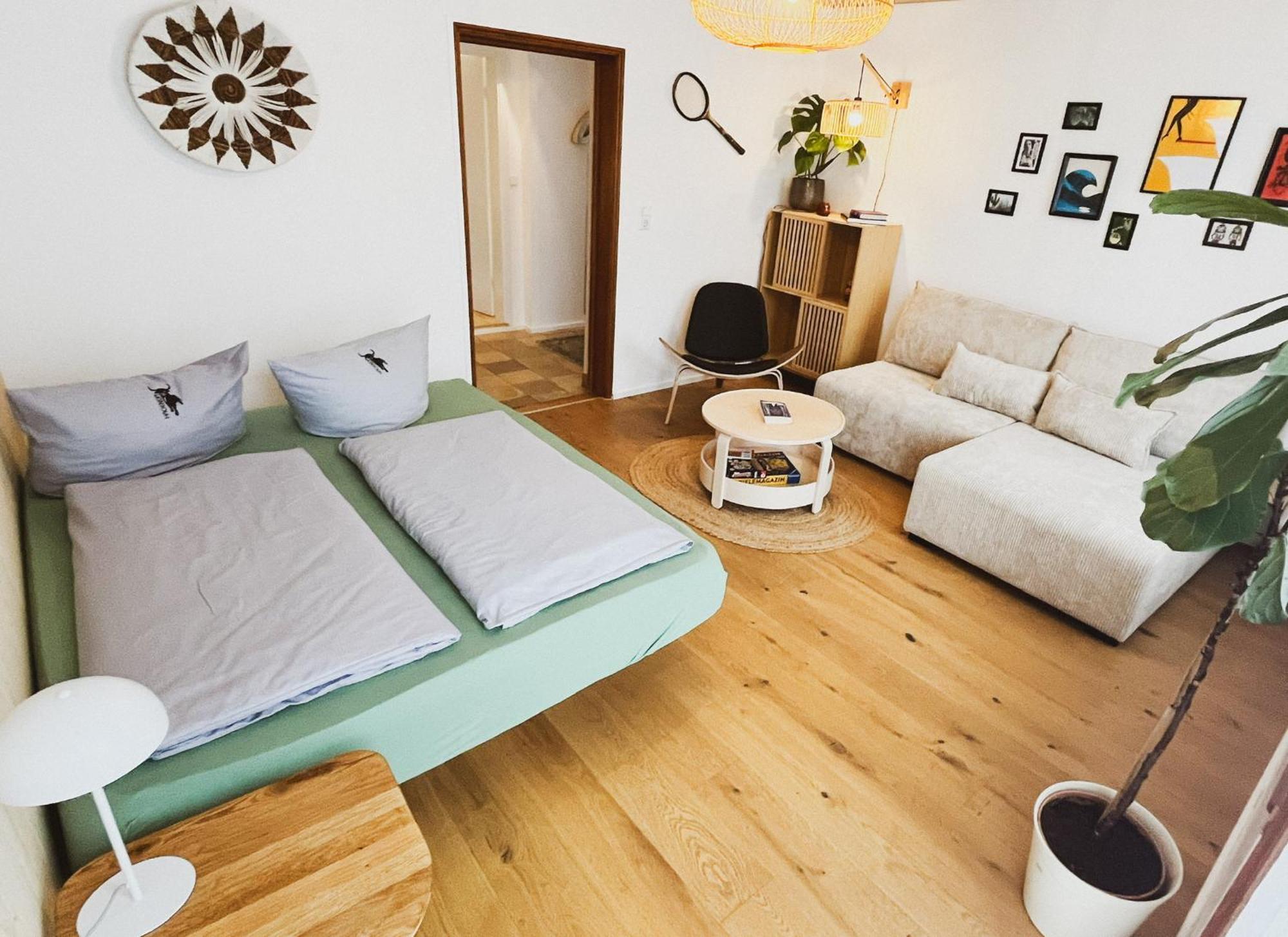 Hacienda Flats - Wunderschoene Ferienwohnungen Am Seewald Friedrichshafen Bagian luar foto